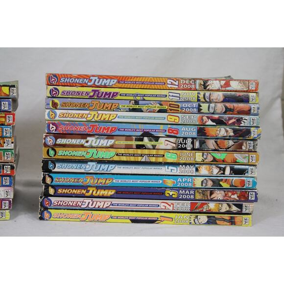 Shonen Jump Magazine Lot of 31 Volumes 2006 - 2009 anime english naruto dbz - Picture 2 of 7